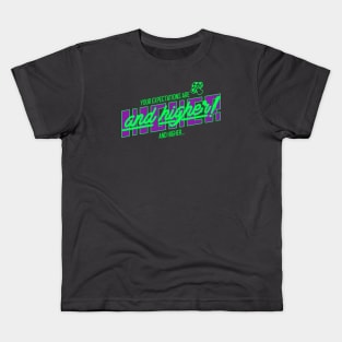 Higher Expectations - Trippy Mushroom Kids T-Shirt